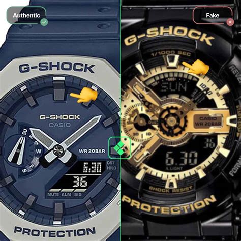 does amazon sell fake g shock watches|g shock counterfeit vs real.